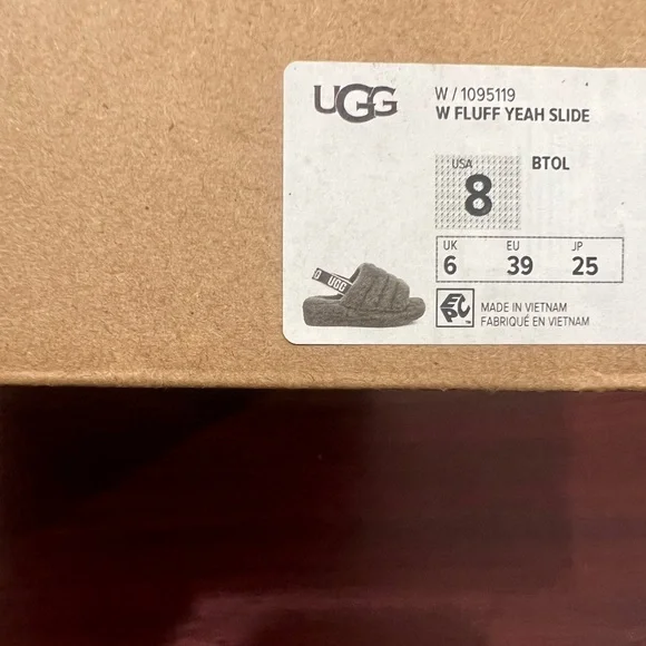 Ugg Fluff Yeah Slide, 1095119, Burnt Olive - Picture 2 of 11